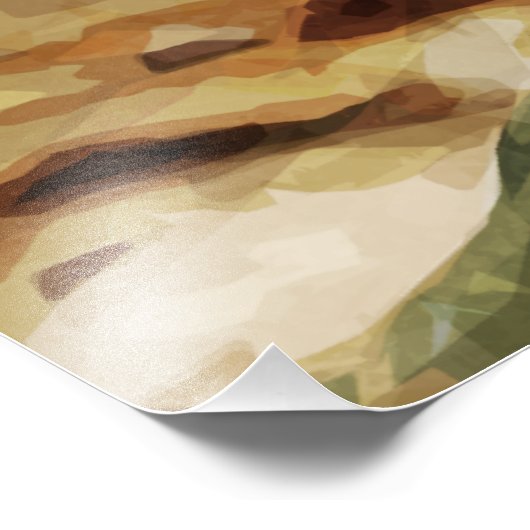 Balansende Rocks Abstract Impressionisme Foto Afdruk (Hoek)