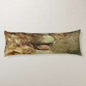 Balansende Rocks Abstract Impressionisme Lichaamskussen (Achterkant)