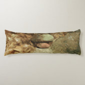 Balansende Rocks Abstract Impressionisme Lichaamskussen (Voorkant)