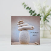 Balansende Stones Square + uw ideeën (Staand voorkant)