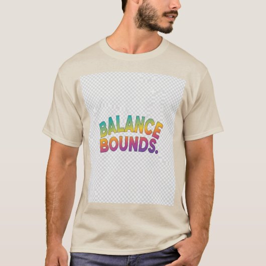 Balansgrenzen. T-shirt (Voorkant)