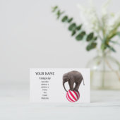 Balansolifant Visitekaartje (Staand voorkant)