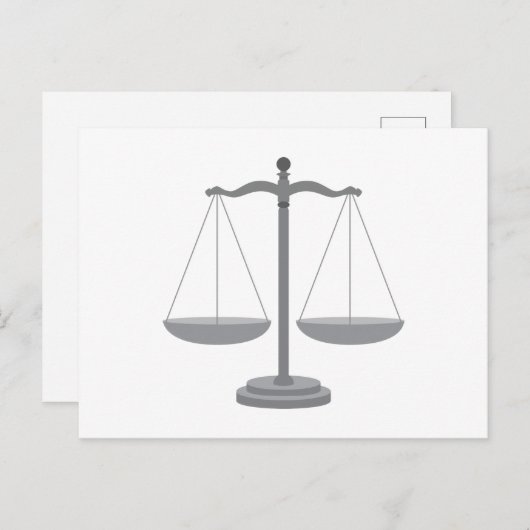 Balansschaal Briefkaart (Voorkant / Achterkant)