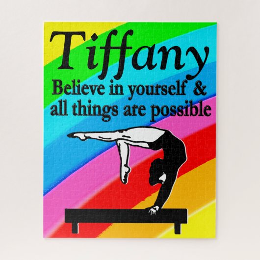 BALANSSTRAAL GYMNASTIEK GEPERSONALISEERDE PUZZEL LEGPUZZEL (Verticaal)