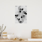 Balanza: Geometrische Serie Poster (Keuken)