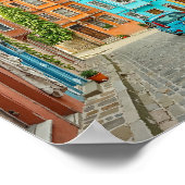 Balat Istanboel Turkije Waterverf Poster (Hoek)