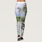 Balaton - Boot en natuur leggings voor vrouwen (Achterkant)