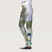 Balaton - Boot en natuur leggings voor vrouwen (Links)
