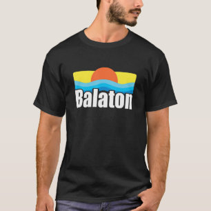 Balaton Lake Retro Magyarország Hongarije T-shirt