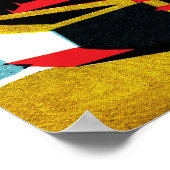 Balaton-meer, vissersboot op de kust, Hongarije Poster (Hoek)