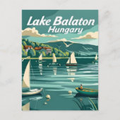 Balatonmeer Hongarije Briefkaart (Voorkant)