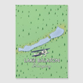 Balatonmeer Hongarije kaart (Voorkant)