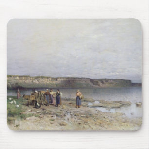 Balatonmeer met de Shore of Akarattya, 1885 Muismat
