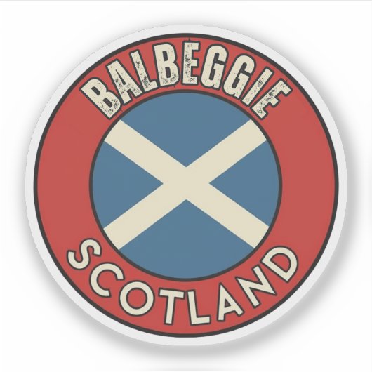 Balbeggie, Schotland Sticker (Voorkant)