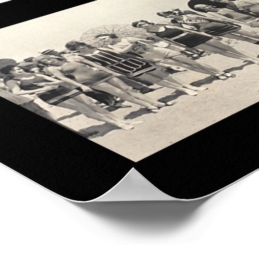 Balboa Beach CA Parade Photo 1925 Poster (Hoek)