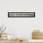 Balboa Beach CA Parade Photo 1925 Poster (Keuken)