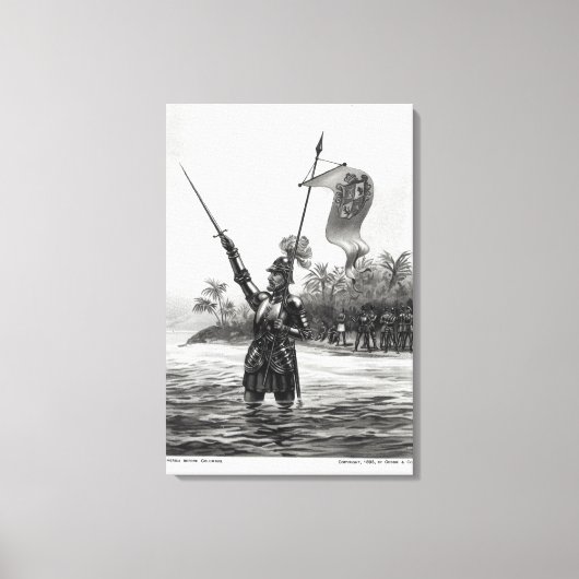 Balboa claimt Dominion Canvas Afdruk (Voorkant)