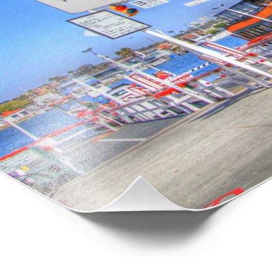 Balboa Fun Zone "Ferris Wheel" Foto Afdruk (Hoek)