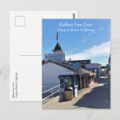 Balboa Fun Zone, Newport Beach, Californië Briefkaart (Voorkant / Achterkant)