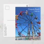 Balboa Fun Zone, Newport Beach, Californië Briefkaart (Voorkant / Achterkant)