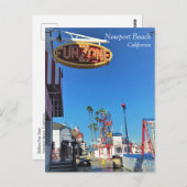 Balboa Fun Zone, Newport Beach, Californië Briefkaart (Voorkant / Achterkant)