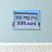 Balboa Fun Zone, Newport Beach, Californië Canvas Afdruk (Insitu (Houten vloer))