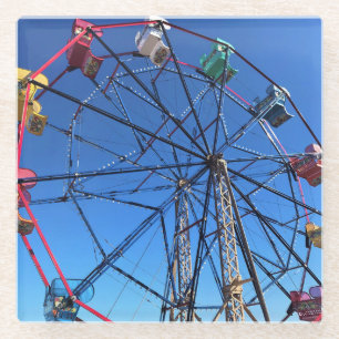 Balboa Fun Zone, Newport Beach, Californië Glazen Onderzetter