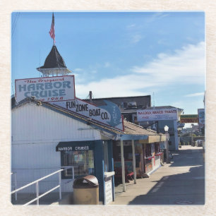 Balboa Fun Zone, Newport Beach, Californië Glazen Onderzetter