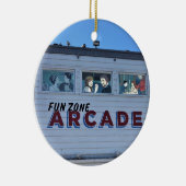 Balboa Fun Zone, Newport Beach, Californië Keramisch Ornament (Rechts)