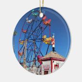 Balboa Fun Zone, Newport Beach, Californië Keramisch Ornament (Links)