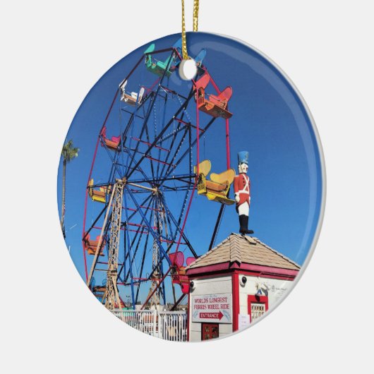 Balboa Fun Zone, Newport Beach, Californië Keramisch Ornament (Links)