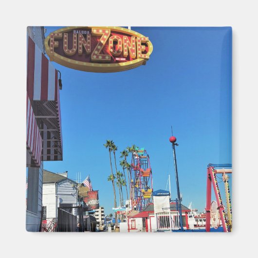 Balboa Fun Zone, Newport Beach, Californië Magneet (Voorkant)