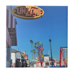 Balboa Fun Zone, Newport Beach, Californië Tegeltje