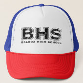 Balboa High School, BHS - Panama Canal Zone Trucker Pet (Voorkant)
