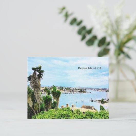 Balboa Island, CA Briefkaart (Staand voorkant)