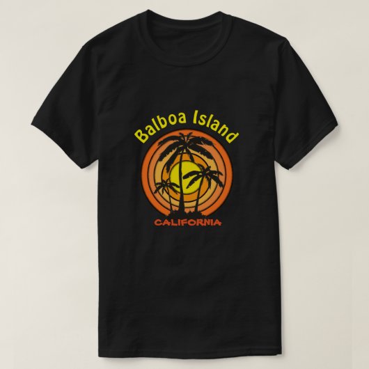 Balboa Island, CA T-shirt (Design voorkant)