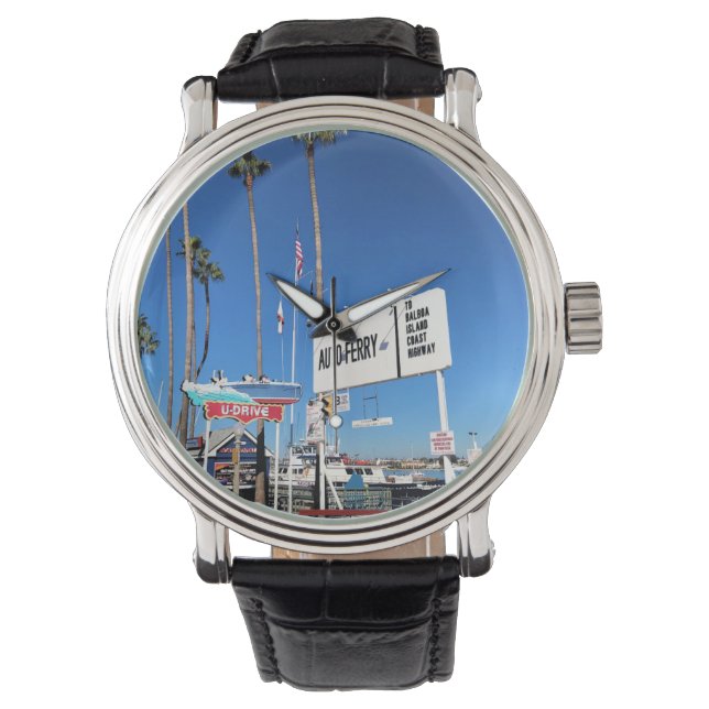 Balboa Island Ferry, Newport Beach, Californië Horloge (Voorkant)