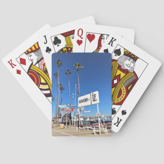 Balboa Island Ferry, Newport Beach, Californië Pokerkaarten (Achterkant)