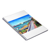 Balboa Island Newport Beach Ca. Notitieboek (Rechterzijde)