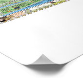 Balboa Island, Newport Beach, Cartoon Map Poster (Hoek)