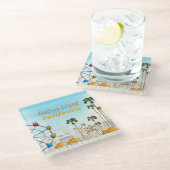 Balboa Island Newport Beach Coaster Glazen Onderzetter (Schuin)