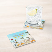 Balboa Island Newport Beach Coaster Kartonnen Onderzetters (Insitu)