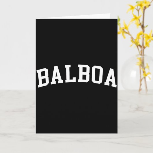 Balboa kaart (Gele Bloem)