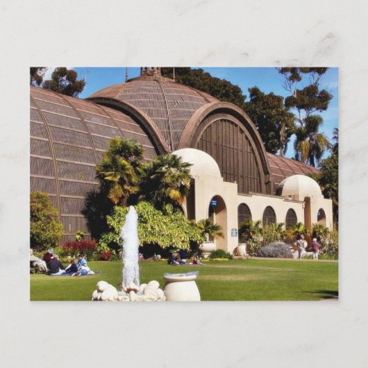 Balboa Park Arboreum San Diego Briefkaart (Voorkant)
