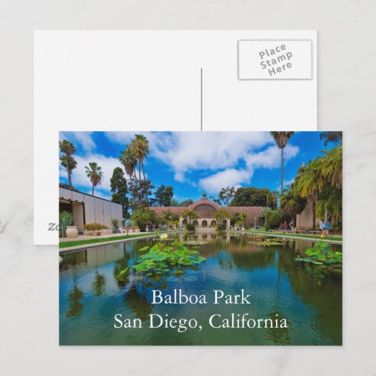 Balboa Park Briefkaart (Voorkant / Achterkant)