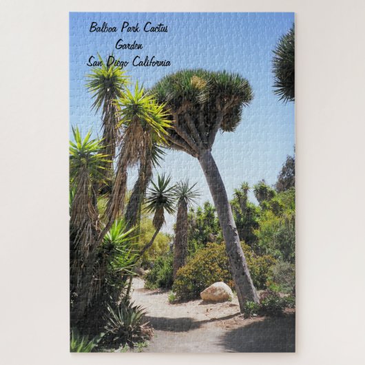 Balboa Park Cactus Garden Puzzel (Verticaal)