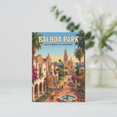 Balboa Park Californië Briefkaart (Staand voorkant)