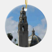 Balboa Park Clock Tower Keramisch Ornament (Voorkant)