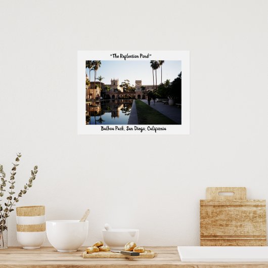 Balboa Park in Dusk Poster (Keuken)