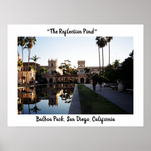 Balboa Park in Dusk Poster (Voorkant)